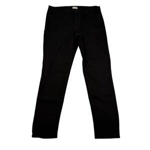Jessica Simpson Womens Black Skinny Jeans Stretch Denim Size 14 Solid Mid Rise